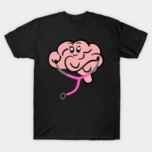 Psychologist doctor pink stethoscope T-Shirt